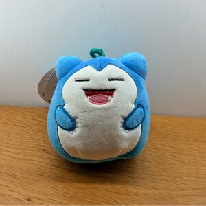 Pokemon snorlex squish mellow key chain new with tags